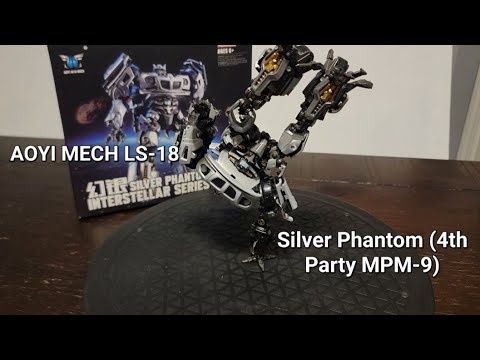 AOYI Mech LS-18 Silver Phantom (4th Party MPM-9 Jazz): Quick Review #transformers #autobots