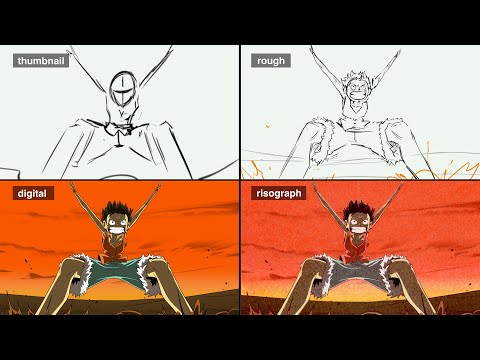 One Piece Risograph Animation - Behind The Scenes