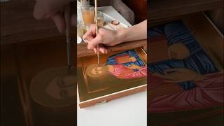 The process of writing an icon. #icon #orthodox #icons #orthodoxchristian #iconography