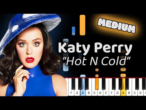 Katy Perry Hot N Cold Piano Tutorial! (Medium)