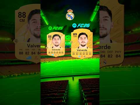 Fc 26 Real madrid ratings upgrade 🤔