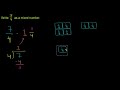 Changing an Improper Fraction to a Mixed Number Video Tutorial