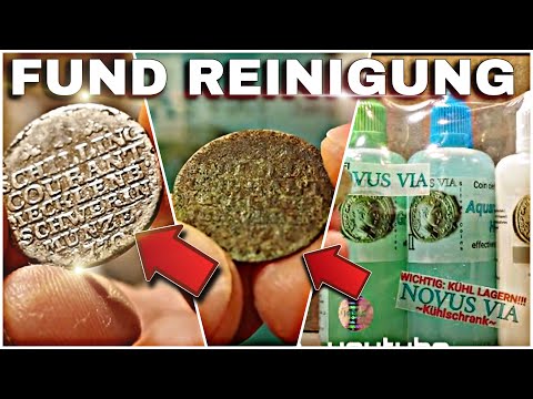 So reinigt ihr SILBER Münzen ! Novus Via Reinigungsset zum Sondeln