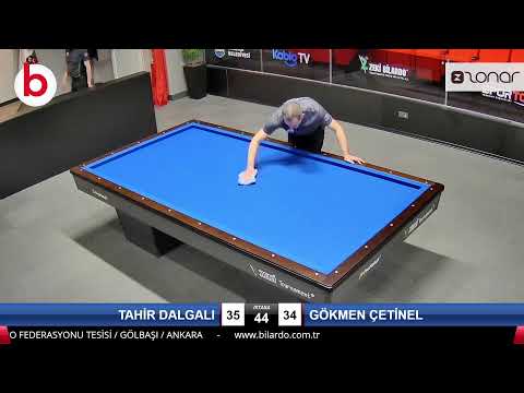 TAHİR DALGALI & GÖKMEN ÇETİNEL Bilardo Maçı - 2022 ERKEKLER 1.ETAP-11.TUR