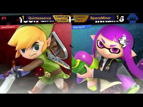 Campus Clash Fall 2023 - Quintessence (Inkling) vs SSU | SpaceMiner (Toon Link) - Losers R4