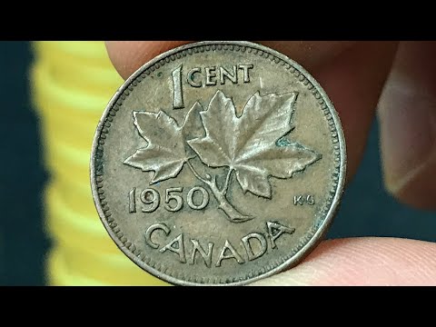 1950 Canada 1 Cent Coin • Values, Information, Mintage, History, and More