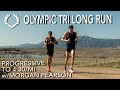 OLYMPIC TRIATHLON LONG RUN | w/Morgan Pearson | Progressive to 4:30/mi