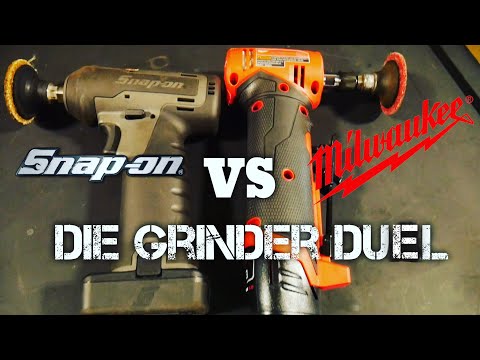 DIE GRINDER COMPARISON-SNAP-ON VS MILWAUKEE