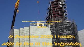 Deconstruction of Nakagin Capsule Tower 2022   HD 1080p