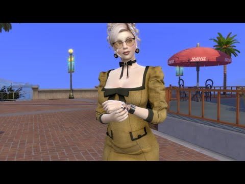 sims4 alpha cc download woman Bridget Carter by Bonita100 Game Video Preview