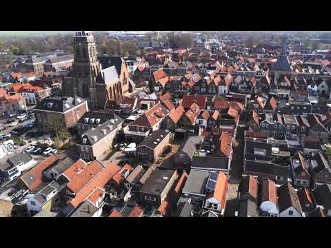 Schoonhoven - aerial video 4K