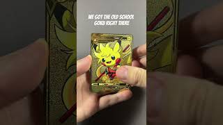 These Pure Gold Pokemon Cards Were Also Dragon Ball Z Cards!