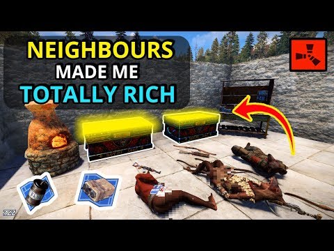 My STACKED Neighbours Made ME Totally RICH!! - RUST SOLO (2/3)