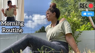 5AM MORNING ROUTINE |روتيني_الصباحي   الصحي من الفجر💕 في فرنسا 🇫🇷 عناية تنظيف وأسرار😉 #funny