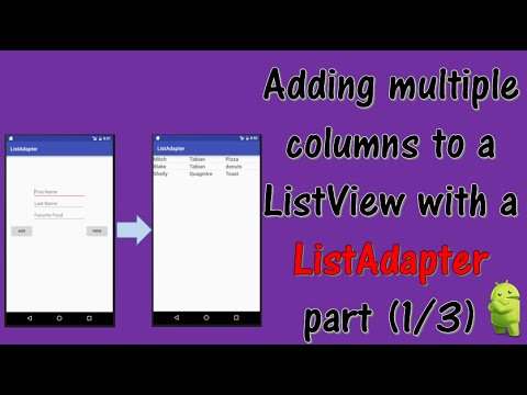 Adding multiple columns to your ListView part 1 3