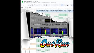 Making OutRun's Magical Sound Shower for the Amiga with a SPREADSHEET!