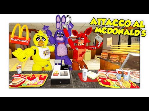 GLI ANIMATRONICS ATTACCANO IL MIO MCDONALD'S! - Gmod ITA Funny Moments w/ Luca