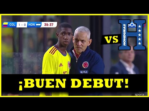Así fue el partido de Yaser Asprilla hoy vs Honduras (DEBUT)