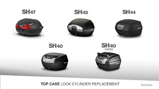 SHAD Vrchní kufr na motorku SH40 cargo černá