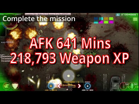 AFK 641 mins in pods map, over 200,000 weapon mastery XP [SAS: Zombie Assault 4 Version 2.0.2]