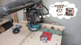 How To Use The Radial Arm Saw As A Jointer And Planer
