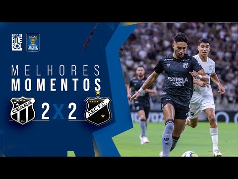 Gols e lances de Ceará x ABC-RN