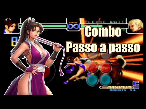 Mai Shiranui - Combo Passo a passo no Android - KOF 2002 Magic Plus II