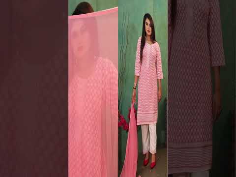 Designer Kurti With Pant Dupatta