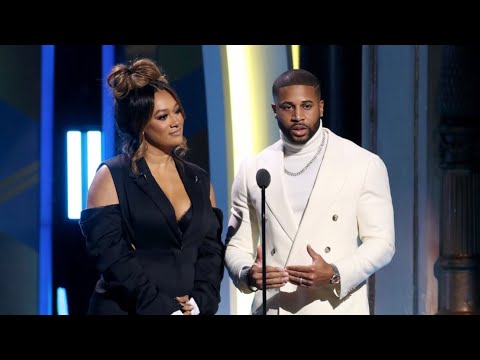 Getting ready to present at the SoulTrain Awards