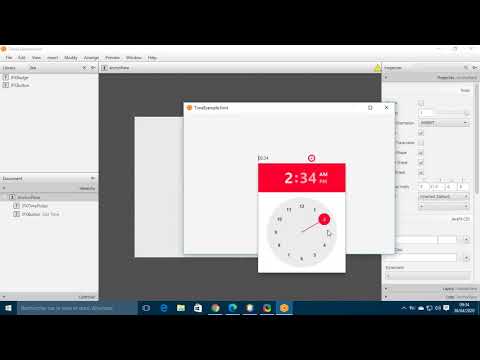 JavaFX Material Design JFoenix Tutorial 57 JFXTimePicker