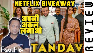 Tandav (2021) Season 1 Amazon Prime Video Drama, Thriller Tv Series Review In Hindi | FeatFlix