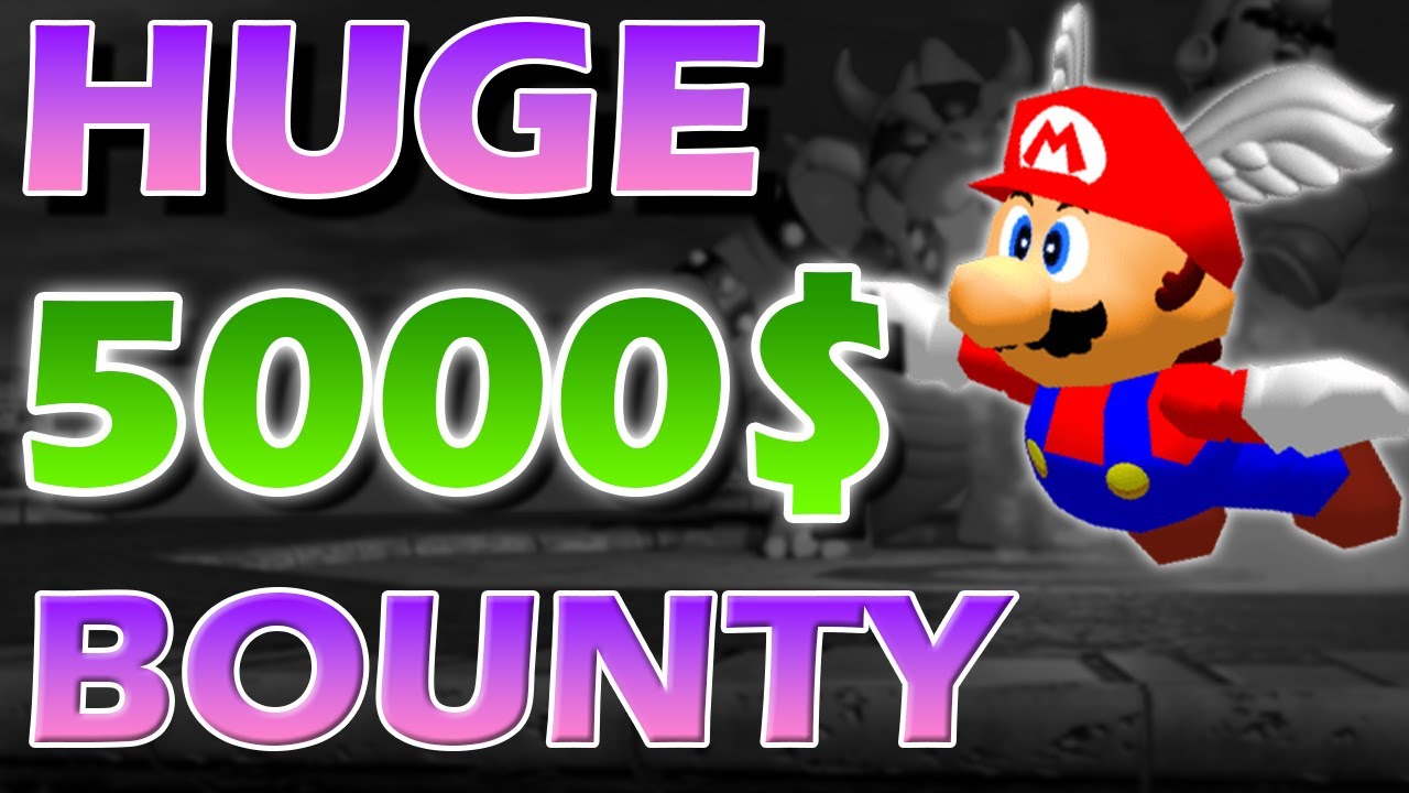 A HUGE $5000 BOUNTY for Super Mario 64 has begun... - YouTube