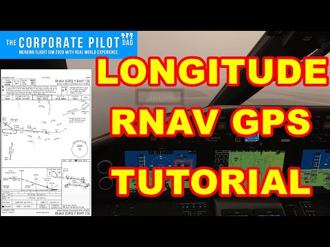 RNAV GPS Approach Tutorial BY A PRO PILOT - EASY - Citation Longitude FS2020