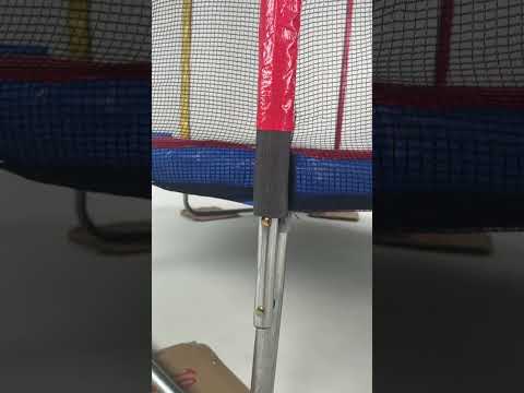 Батут Atleto 252 см з сіткою та драбинкою multikolor + подарунок м'ячик - фото 1 - id-p1989746358