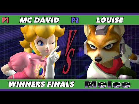 S@X 485 Winners Finals - MC David (Peach) Vs. Louise (Fox) Smash Melee - SSBM