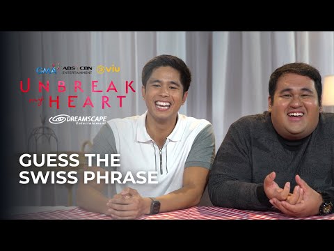 Unbreak My Heart: Guess The Swiss Phrase with PJ Endrinal and Mark Rivera