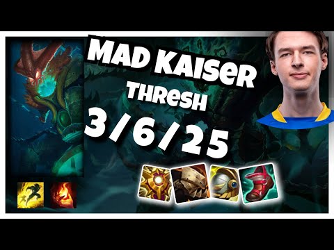 Thresh Challenger Gameplay S11 Replay 11.3 Support (3/6/25) - EU