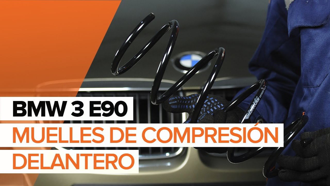 Cómo cambiar: muelles de suspensión de la parte delantera - BMW E90 | Guía de sustitución