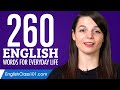 260 English Words For Everyday Life Basic Vocabulary 13