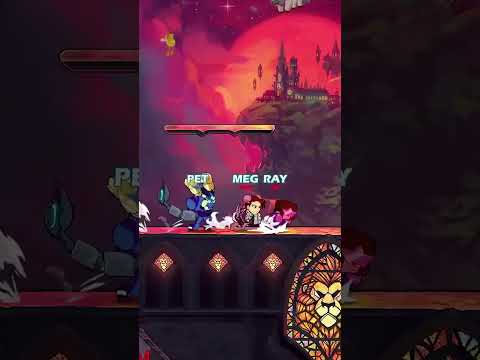 *volume warning* 😂 Clutch 2v1 VS MegD and Raydish #shorts #brawlhalla