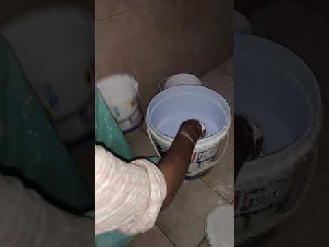 How to prepare plastic emulsion paint