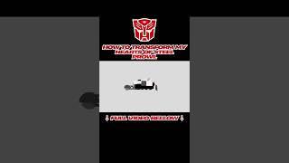 How to transform my transformers Hearts of Steel Prowl