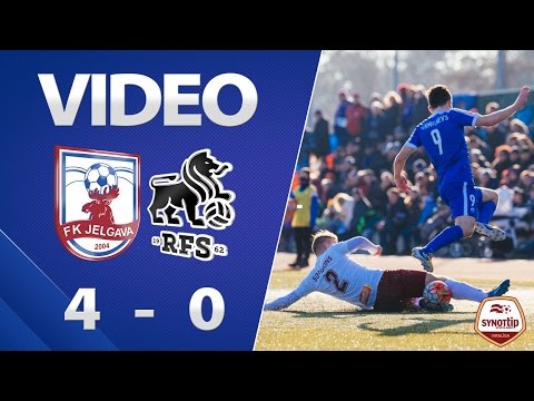 FK Jelgava - RFS 4-0 spēles momenti (12.04.2016) Olaines Stadions