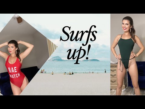 Surfs up! | wonderful one piece bikini try on haul! pt 2