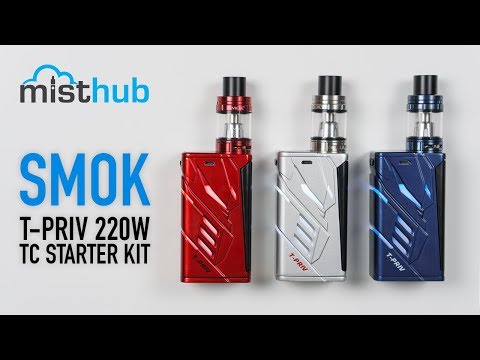 Part of a video titled The SMOK T-Priv 220W TC Kit Unboxing and Quick Product ...
