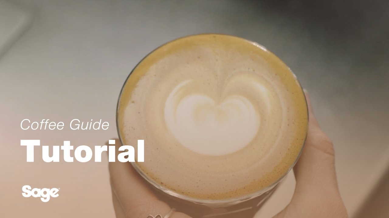 How to create latte art: the dot