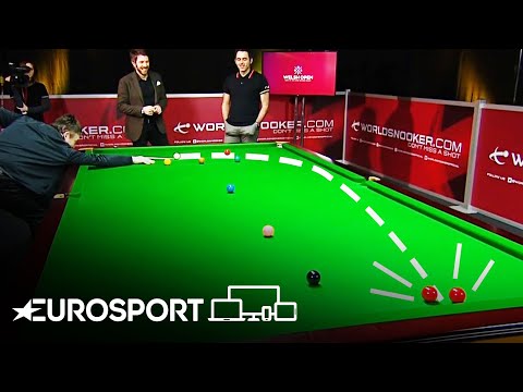 Ronnie O'Sullivan and Jimmy White: How to Hit a BANANA Shot | Welsh Open Snooker 2019 | Eurosport