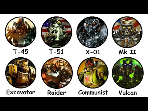 Every Fallout Power Armor Model Explained in 11 Minutes
