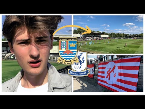 LONDONS BEST NON-LEAGUE STADIUM -  KINGSTONIAN 0-0 ENFIELD TOWN - Vlog 13