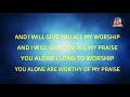 YOU'RE WORTHY OF MY PRAISE (LYRICS) -  JONATHAN BUTLER